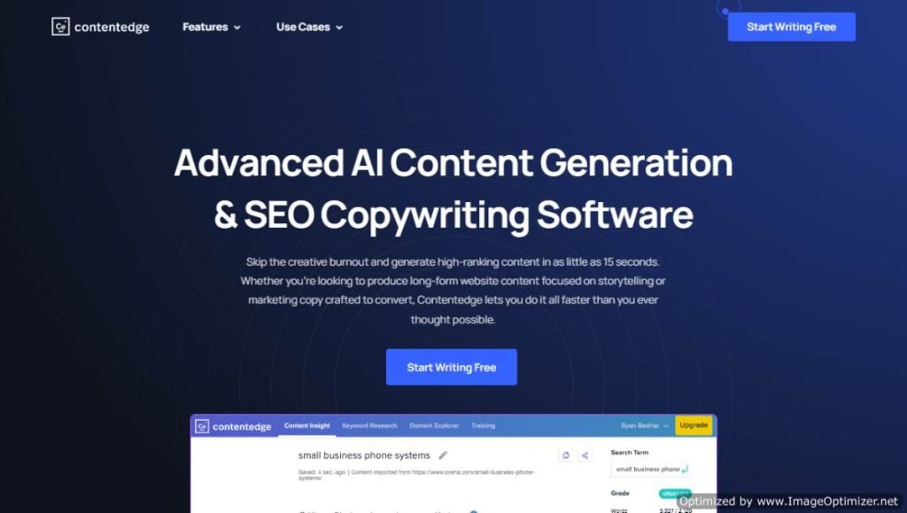 What is ContentEdge Screenshot