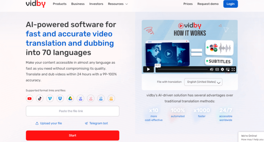 Vidby Screenshot