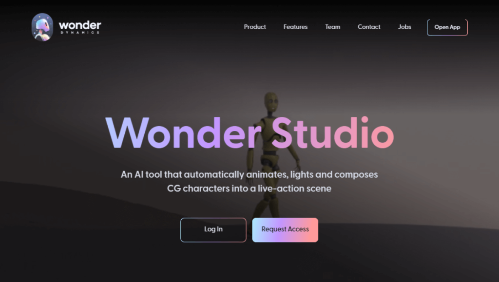 Wonder Dynamics Screenshot