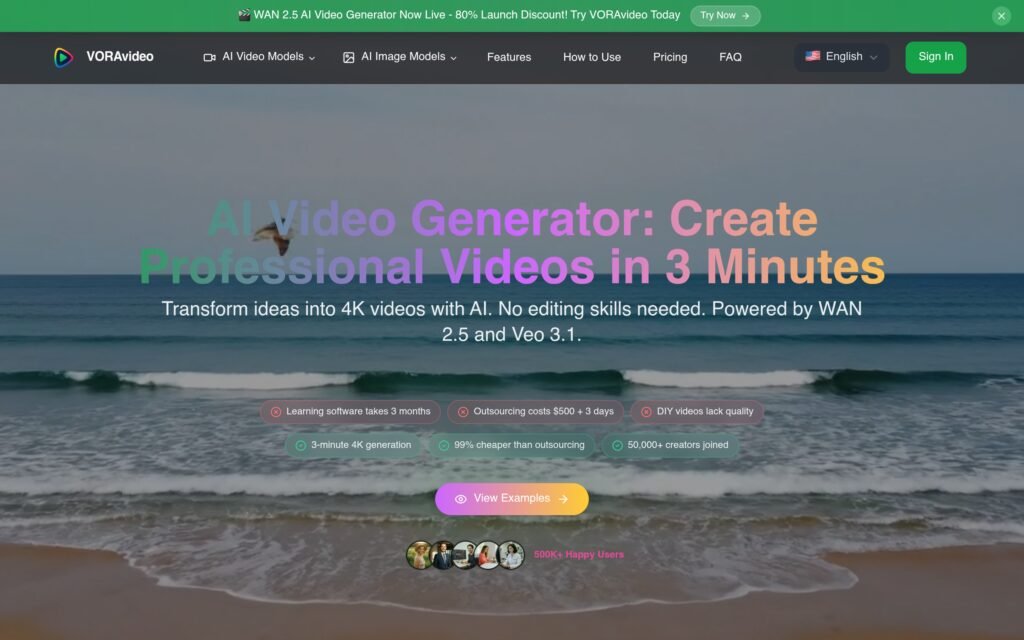 VORAvideo – Overview, Pricing & Verified Features Screenshot